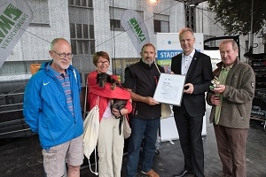 Stadtradeln: Kreisdirektor Dirk Brügge zeichnete die Gewinner aus