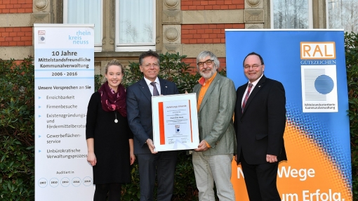 Rhein-Kreis Neuss: Zehn Jahre mittelstandsorientierte Kommunalverwaltung